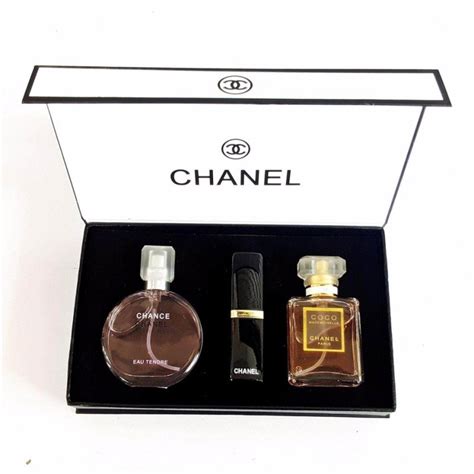 chanel purfume set|chanel perfume set for women.